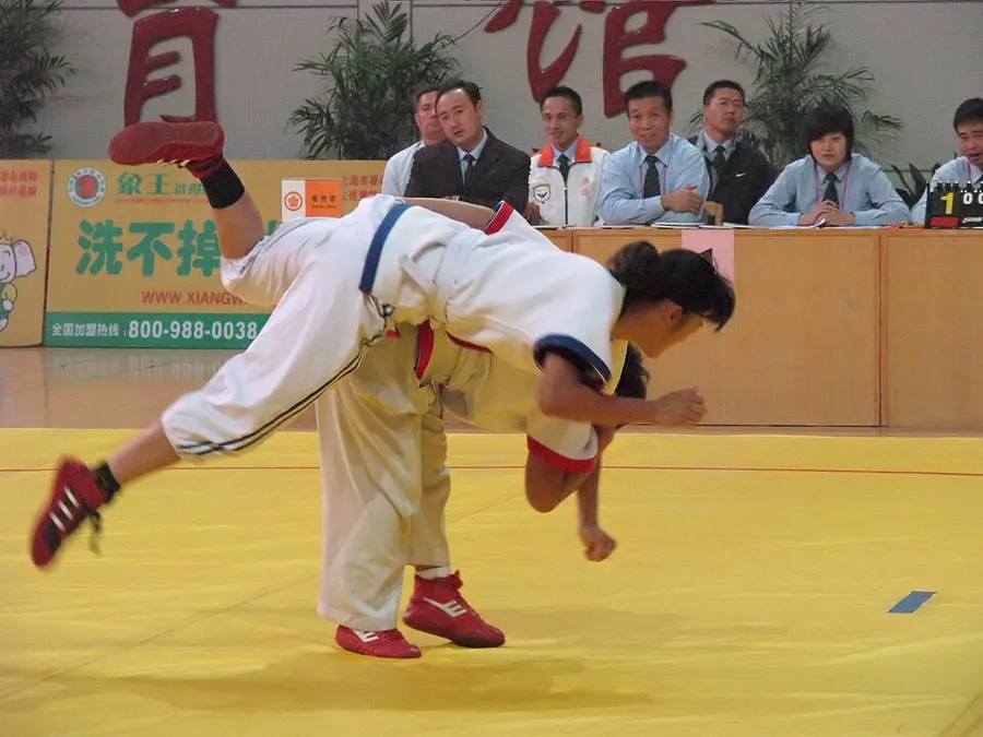 Chinese Wrestling (Shuai Jiao) — traditional sports archive piece