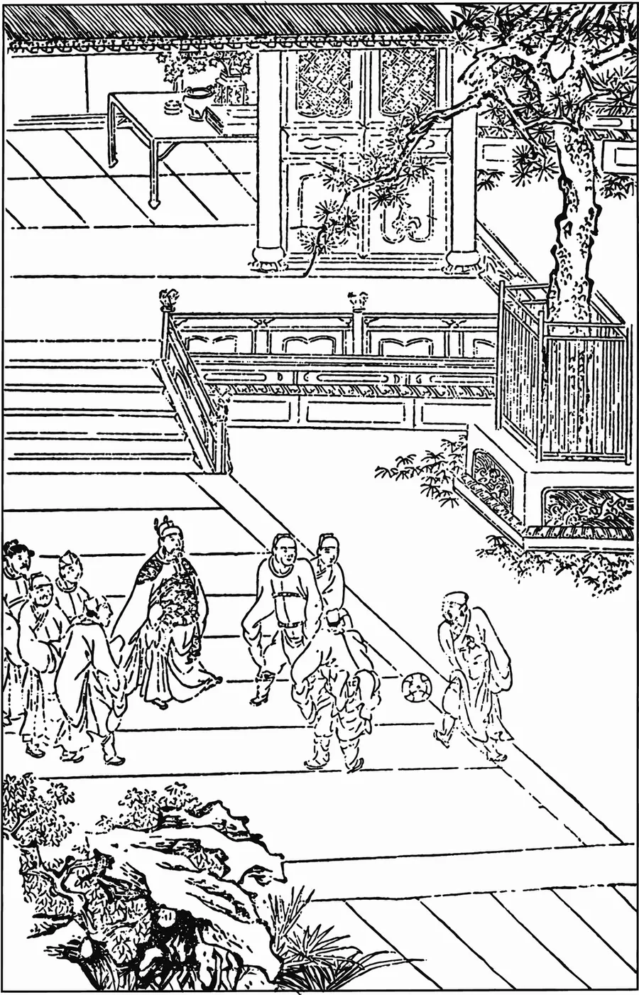Cuju (Ancient Chinese Football) — traditional sports archive piece