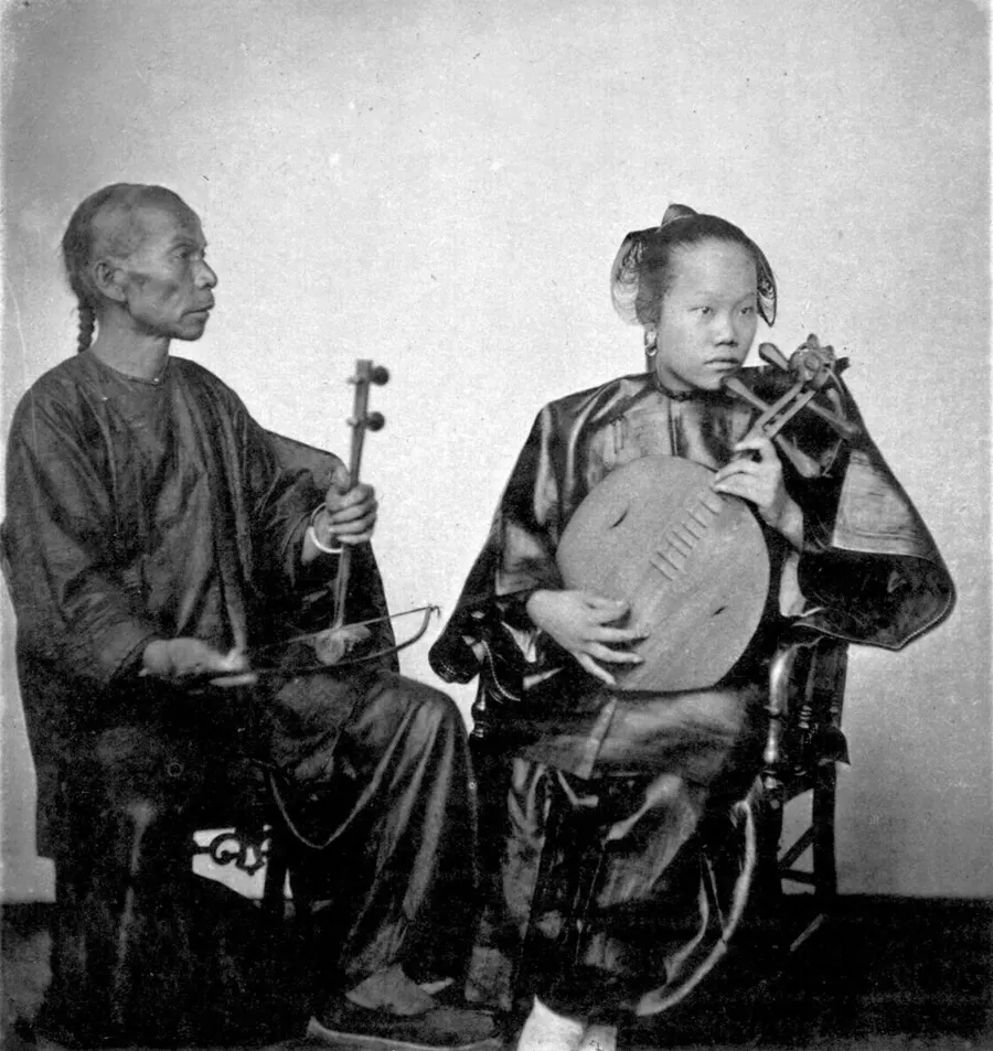 Erhu (Chinese Two-String Fiddle) — traditional music archive piece